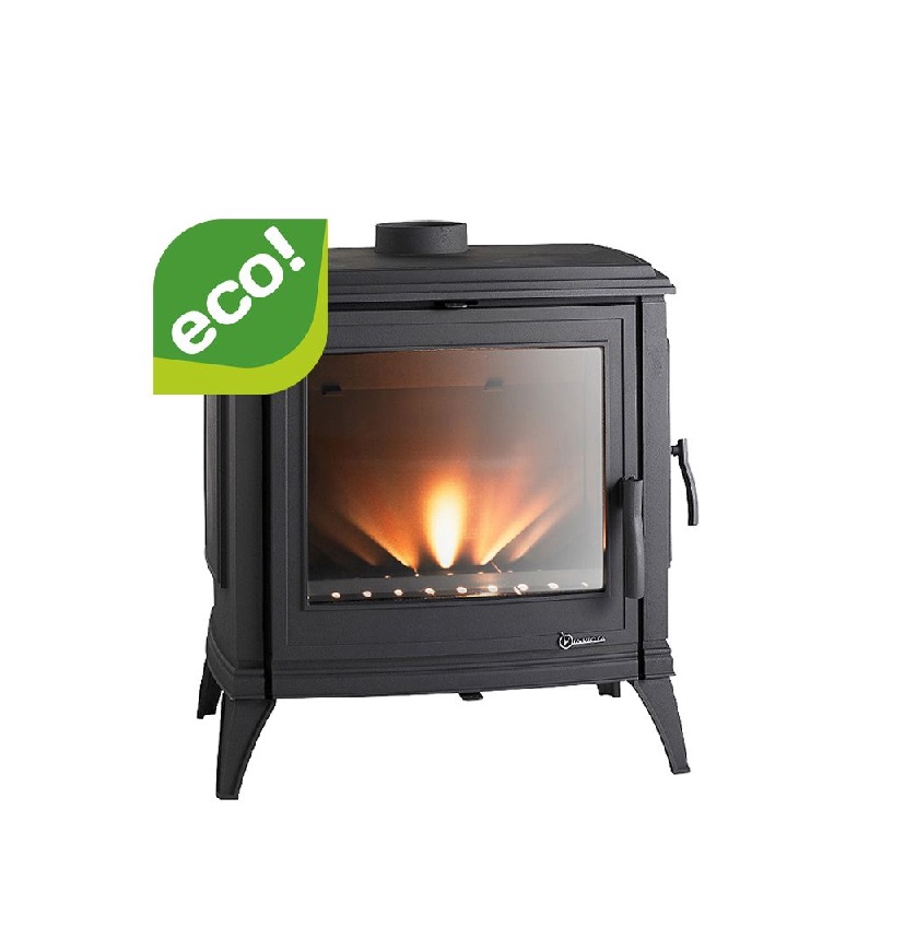 Piecyk na pellet  do domów pasywnych Dame Air Tight  6kW sedan l antracyt - Piecyk na pellet  do domów pasywnych Dame Air Tight  6kW